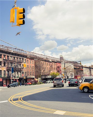 street in the city nobody - City traffic Stock Photo - Premium Royalty-Free, Code: 6102-06374578