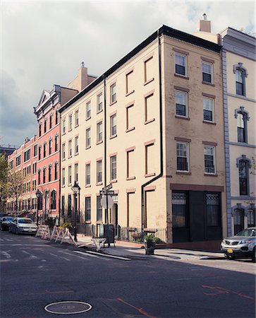 dwelling - Facade of house in Brooklyn Stock Photo - Premium Royalty-Free, Code: 6102-06374579