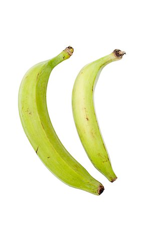 fruit and vegetables white background - Studio shot of bananas Stock Photo - Premium Royalty-Free, Code: 6102-06336752