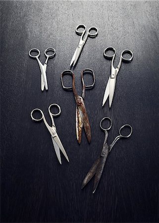 sharp - Old and new scissors Stock Photo - Premium Royalty-Free, Code: 6102-06336822