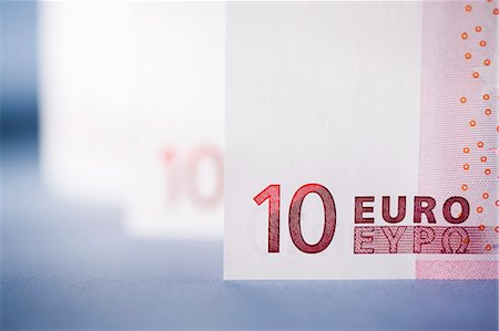 euro - Ten euro notes Foto de stock - Sin royalties Premium, Código: 6102-06337017