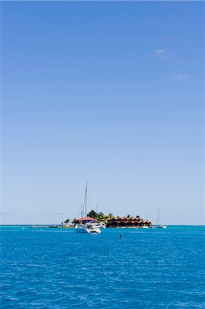 sail boats carribean - View of yacht on sea Stock Photo - Premium Royalty-Free, Code: 6102-06337129