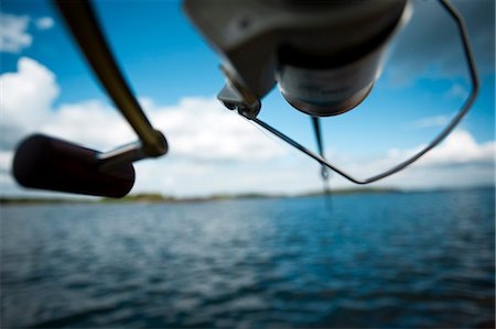 A fishing rod, close-up, Sweden. Foto de stock - Sin royalties Premium, Código: 6102-06470320