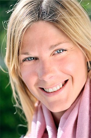 simsearch:6102-05655515,k - Portrait of a blond woman, Sweden. Stockbilder - Premium RF Lizenzfrei, Bildnummer: 6102-06470574