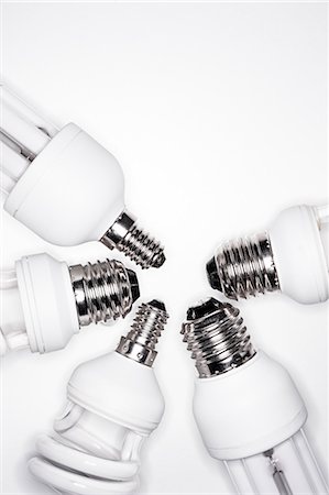 simsearch:6102-07157981,k - Studio shot of compact fluorescent lamps Stock Photo - Premium Royalty-Free, Code: 6102-06471037