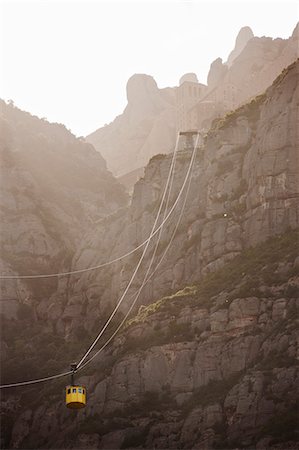 Low angle view of cableway Stock Photo - Premium Royalty-Free, Code: 6102-06777787