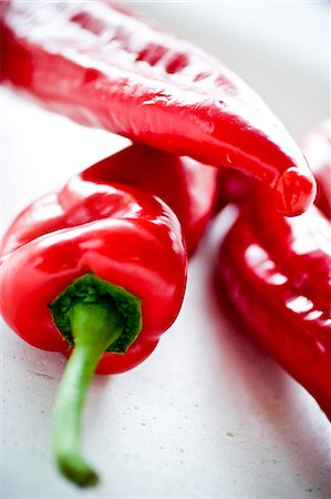 simsearch:6102-06965541,k - Studio shot of red chili peppers Stock Photo - Premium Royalty-Free, Code: 6102-07157940