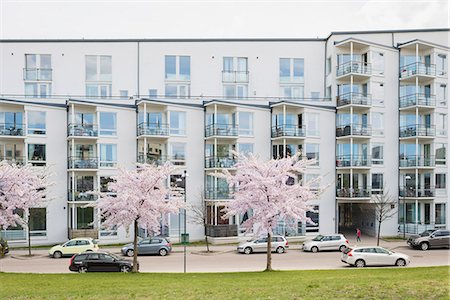 Residential buildings in Stockholm, Sweden Foto de stock - Sin royalties Premium, Código: 6102-07158359