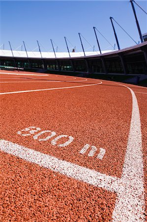 racing track nobody - Close-up of running track, Algarve, Portugal Stock Photo - Premium Royalty-Free, Code: 6102-07521519