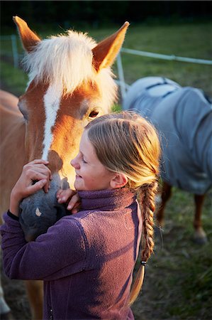 simsearch:6102-08746672,k - Teenage girl with horse, Gotland, Sweden Photographie de stock - Premium Libres de Droits, Code: 6102-07602973