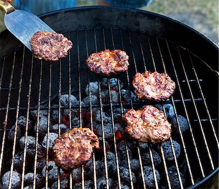 simsearch:6102-06336740,k - Meat on grill, Skine, Sweden Stock Photo - Premium Royalty-Free, Code: 6102-07768565