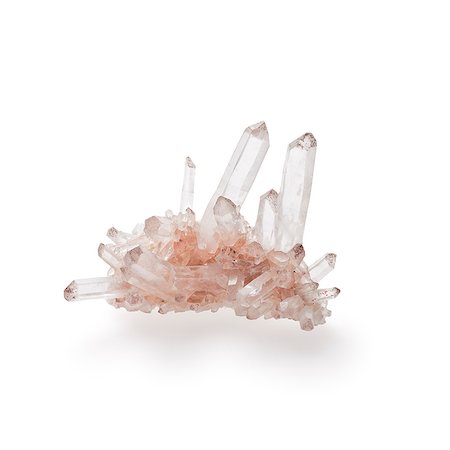 prisma - Crystals on white background Foto de stock - Royalty Free Premium, Número: 6102-07842907