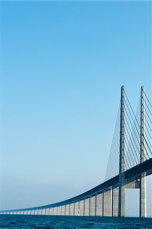 View of Oresund bridge Photographie de stock - Premium Libres de Droits, Code: 6102-07843200