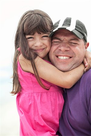 Happy father with daughter Stock Photo - Premium Royalty-Free, Code: 6102-07843333