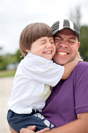 Happy father with son Stock Photo - Premium Royalty-Free, Code: 6102-07843332