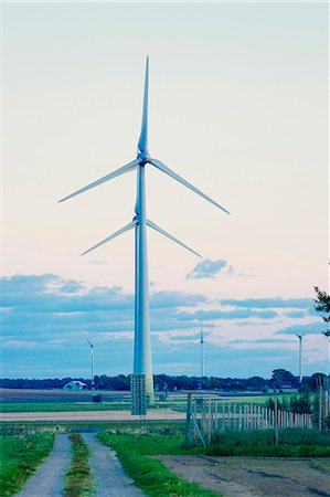 simsearch:6102-03749224,k - Wind turbines Stock Photo - Premium Royalty-Free, Code: 6102-07844124