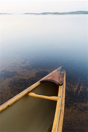 simsearch:6102-08062947,k - Wooden boat on lake Stock Photo - Premium Royalty-Free, Code: 6102-08001308