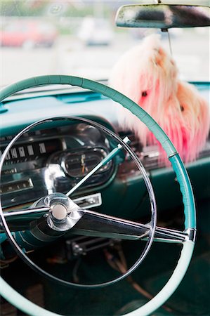 pictures old car dashboard - Interior of vintage car Stock Photo - Premium Royalty-Free, Code: 6102-08168839