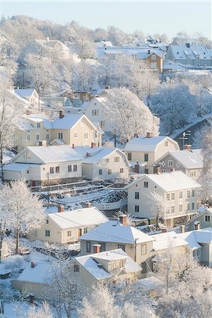 simsearch:6102-08271069,k - Buildings at winter Stock Photo - Premium Royalty-Free, Code: 6102-08169086