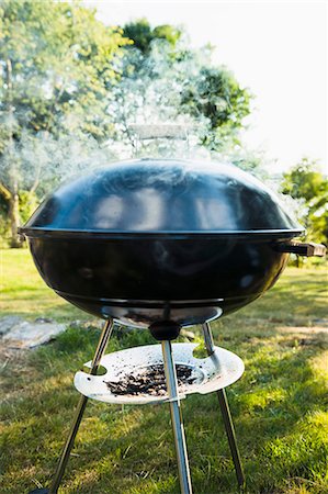 simsearch:6102-03866911,k - Grill in garden Stock Photo - Premium Royalty-Free, Code: 6102-08169038