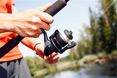 simsearch:6102-07455724,k - Man fishing. close-up Stock Photo - Premium Royalty-Free, Code: 6102-08120348