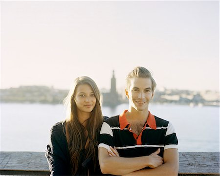 Young couple in Stockholm. Stock Photo - Premium Royalty-Free, Code: 6102-08120979