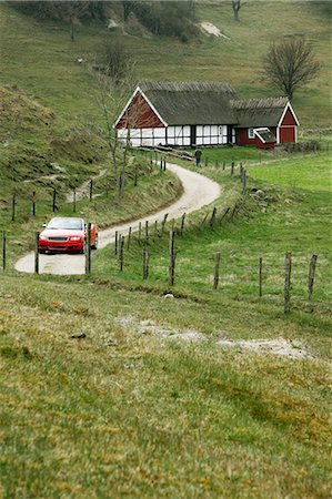 Car on country road Stock Photo - Premium Royalty-Free, Code: 6102-08270999