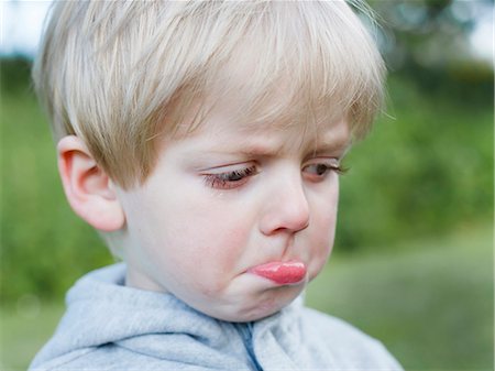 sad body language - Boy making face Stock Photo - Premium Royalty-Free, Code: 6102-08271027