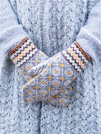 Close-up of womans gloves Foto de stock - Sin royalties Premium, Código: 6102-08388029