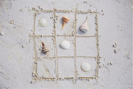 quantity - Shells in sandy frame Stock Photo - Premium Royalty-Free, Code: 6102-08388282