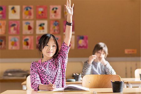 Girl in class Stock Photo - Premium Royalty-Free, Code: 6102-08330051