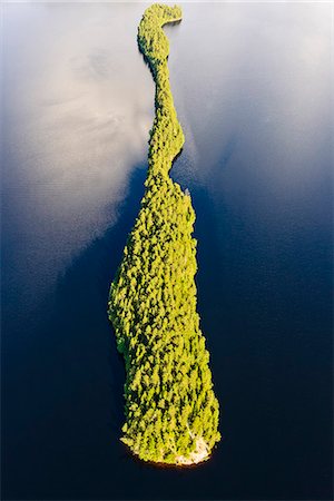 Island with forest, aerial view, Siljan, Dalarna, Sweden Stock Photo - Premium Royalty-Free, Code: 6102-08559337