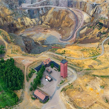 Falu copper mine, Dalarna, Sweden Foto de stock - Sin royalties Premium, Código: 6102-08559339