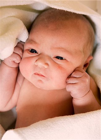 simsearch:6102-08558820,k - A newborn baby, Sweden. Stockbilder - Premium RF Lizenzfrei, Bildnummer: 6102-08559568