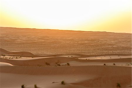 simsearch:6102-08566601,k - Sand dunes at sunset Foto de stock - Royalty Free Premium, Número: 6102-08566363