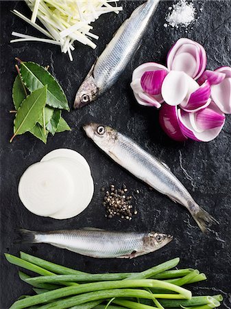 simsearch:6102-08000862,k - Fish and vegetables Stock Photo - Premium Royalty-Free, Code: 6102-08566491