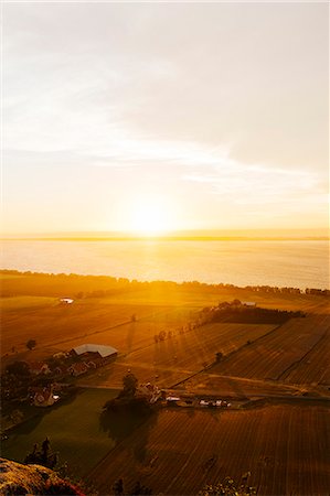Rural landscape at sunset Stock Photo - Premium Royalty-Free, Code: 6102-08566411