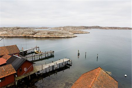 simsearch:6102-08882186,k - A small fishing port, Sweden. Stock Photo - Premium Royalty-Free, Code: 6102-08566958