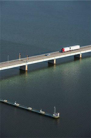 Semi-truck on highway Stock Photo - Premium Royalty-Free, Code: 6102-08520628