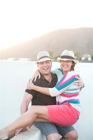simsearch:6102-07789651,k - Mature couple together, Lanzarote, Canary Islands, Spain Stock Photo - Premium Royalty-Free, Code: 6102-08761456
