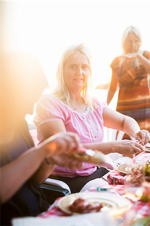 pictures of a party where people eating food - Women at party Stock Photo - Premium Royalty-Free, Code: 6102-08761511