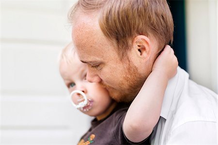 simsearch:6102-08858419,k - Father with baby son Stock Photo - Premium Royalty-Free, Code: 6102-08858587