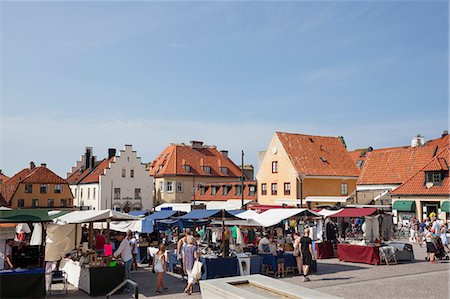 Market stalls Photographie de stock - Premium Libres de Droits, Code: 6102-08881497