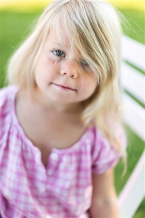 Portrait of smiling girl Stock Photo - Premium Royalty-Free, Code: 6102-08881852