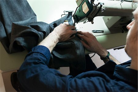 people sewing - Tailor in workshop Stock Photo - Premium Royalty-Free, Code: 6102-08942475