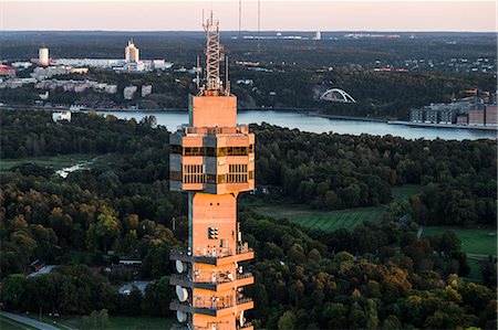 simsearch:6102-08168998,k - Kaknas tower, Stockholm, Sweden Stock Photo - Premium Royalty-Free, Code: 6102-08951444