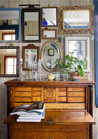 Bureau in house hall Photographie de stock - Premium Libres de Droits, Code: 6102-08951613