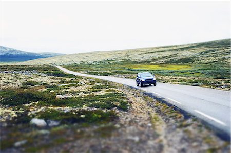 rondane national park - Car country road Stock Photo - Premium Royalty-Free, Code: 6102-08951727