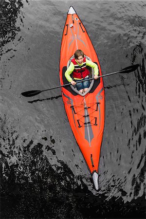 simsearch:6102-08062947,k - Boy kayaking Stock Photo - Premium Royalty-Free, Code: 6102-08995042