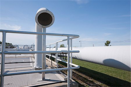 pipe (industry) - Odor control pipeline at a water treatment plant Stock Photo - Premium Royalty-Free, Code: 6105-05396555